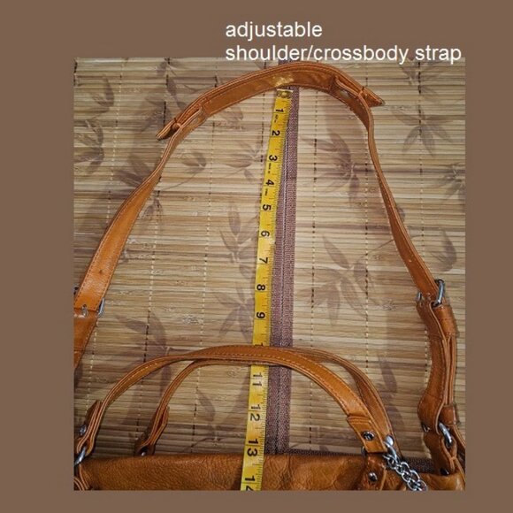 Shoulder/Crossbody/Handbag/Satchel/leather/vibrant color/bohemian - Picture 6 of 11